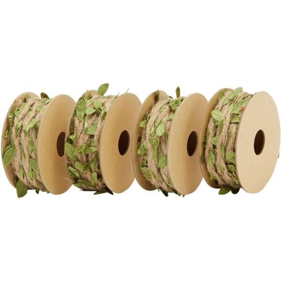 Leaf Ribbon - Jungle, Safari & Fairy Party, Enchanted Forest Decor - Picture 6 of 8